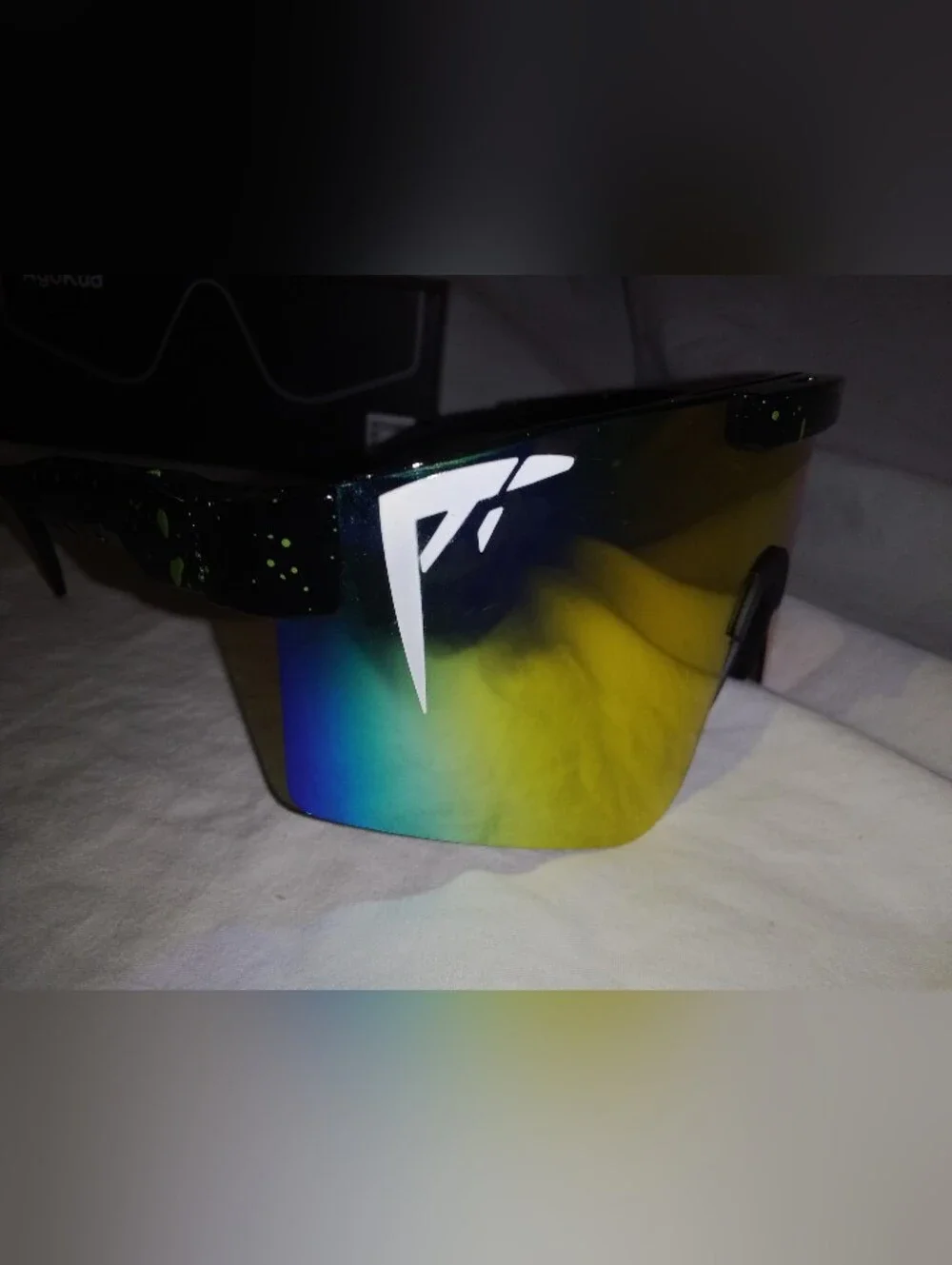 New Agokud Cycling Running Outdoors Sunglasses Adjustable Arms Rainbow Lens